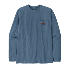 Patagonia T-shirts XS / Utility Blue Patagonia - Men's Long Sleeve Work Pocket T-Shirt