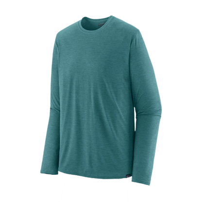 Patagonia T-shirts XS / Wetland Blue - Light Wetland Blue X-Dye Patagonia - Men's Long Sleeve Capilene® Cool Daily Shirt