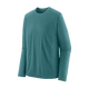 Patagonia T-shirts XS / Wetland Blue - Light Wetland Blue X-Dye Patagonia - Men's Long Sleeve Capilene® Cool Daily Shirt