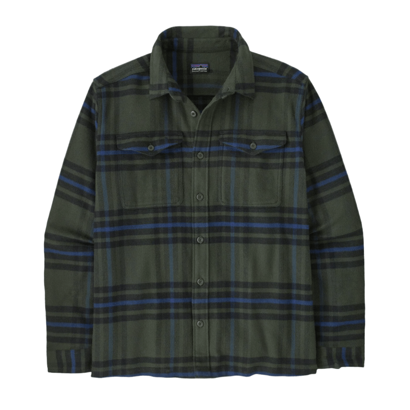 Patagonia Woven Shirts XS / Catch: Old Growth Green Patagonia - Men's Fjord Flannel Shirt