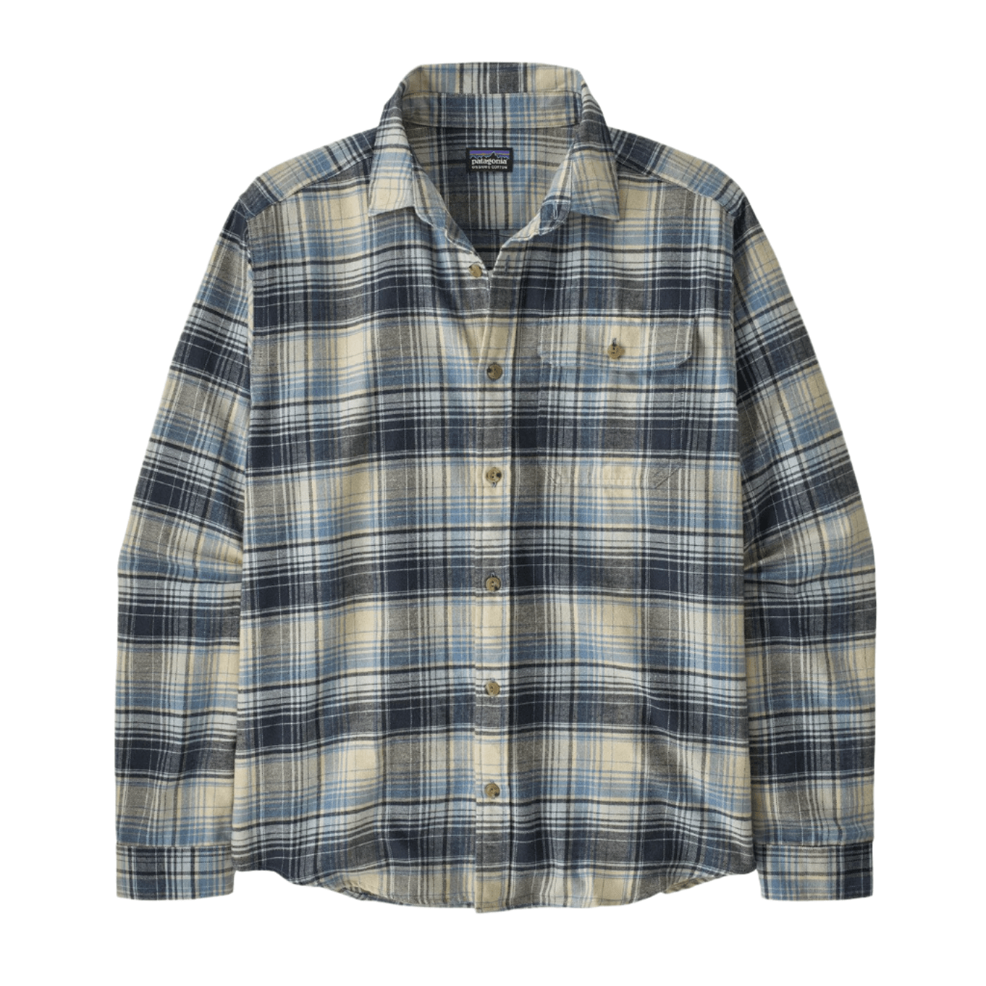 Patagonia Woven Shirts XS / Foggy: Virtually Blue Patagonia - Men's Lightweight Fjord Flannel Shirt