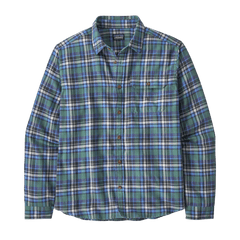 Patagonia Woven Shirts XS / Nature Walk: Smolder Blue Patagonia - Men's Lightweight Fjord Flannel Shirt