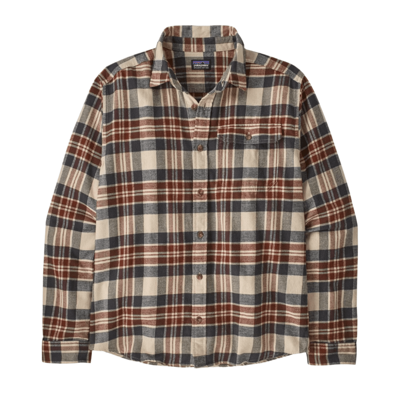 Patagonia Woven Shirts XS / Paw: Dried Vanilla Patagonia - Men's Lightweight Fjord Flannel Shirt