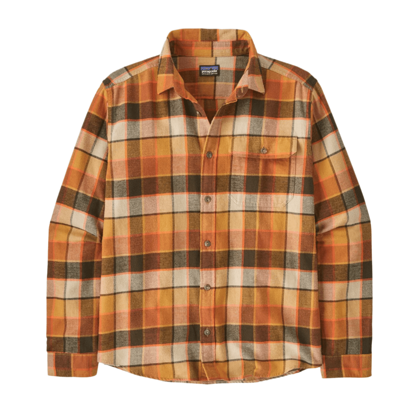 Patagonia Woven Shirts XS / Rocky: Otter Brown Patagonia - Men's Lightweight Fjord Flannel Shirt