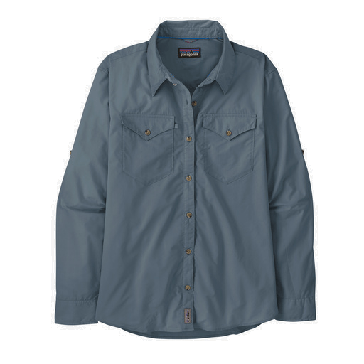 Patagonia Woven Shirts XS / Utility Blue Patagonia - Women's Long Sleeve Sun Stretch Shirt