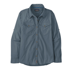 Patagonia Woven Shirts XS / Utility Blue Patagonia - Women's Long Sleeve Sun Stretch Shirt