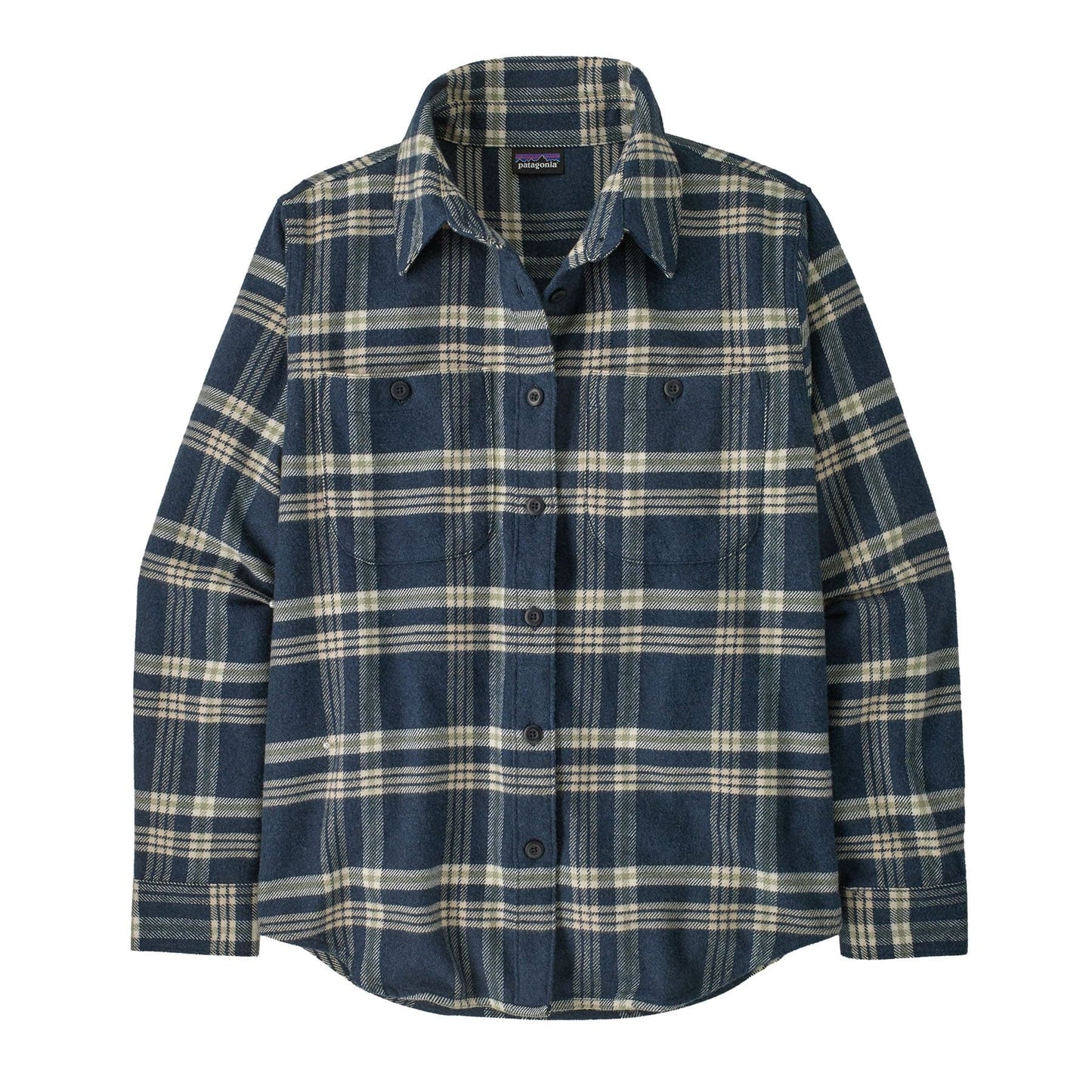 Patagonia Woven Shirts XXS / Old Spruce: Sunken Blue Patagonia - Women's Fjord Flannel Shirt