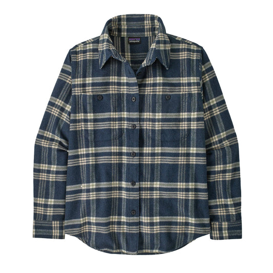 Patagonia Woven Shirts XXS / Old Spruce: Sunken Blue Patagonia - Women's Fjord Flannel Shirt