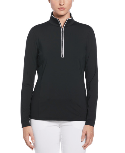Penguin Layering S / Caviar Penguin - Women's Veronica 1/4-Zip Pullover