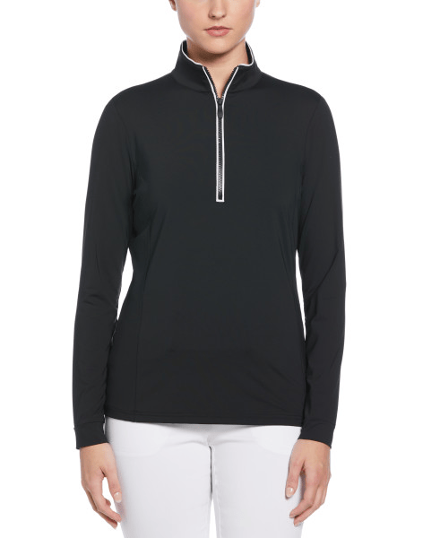 Penguin Layering S / Caviar Penguin - Women's Veronica 1/4-Zip Pullover