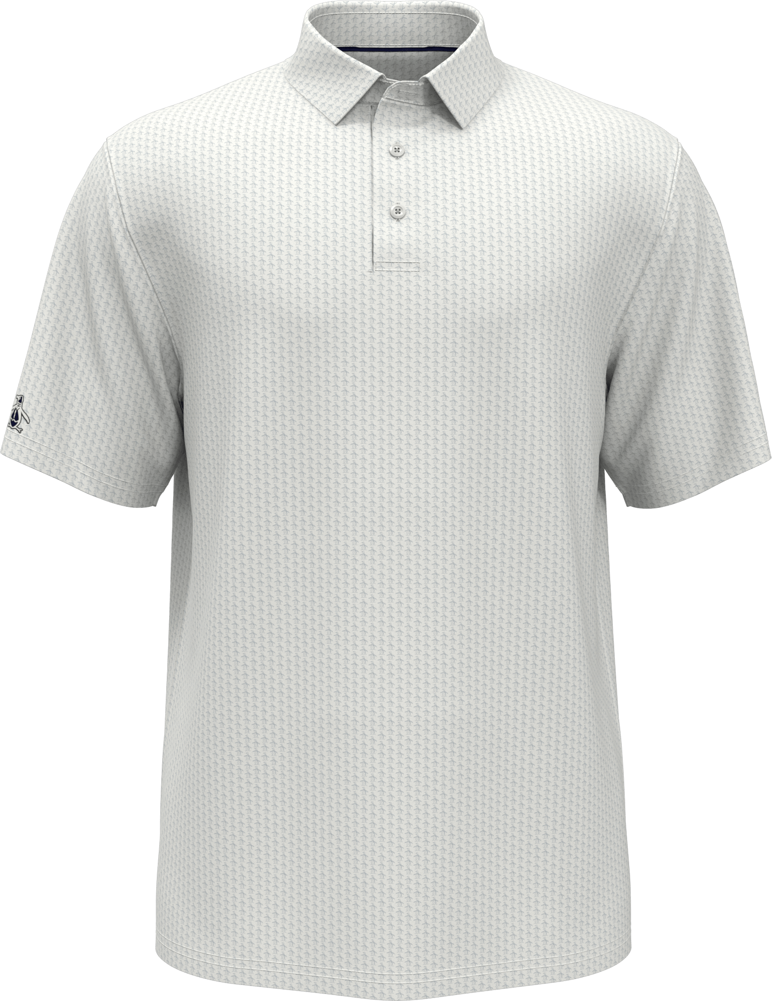 Penguin - Men's All Over Pete Printed Polo w/ Sleeve Logo