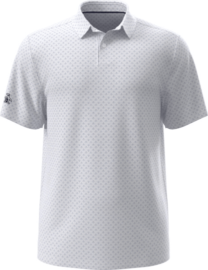 Penguin Polos S / Bright White Penguin - Men's Retro Geo Polo
