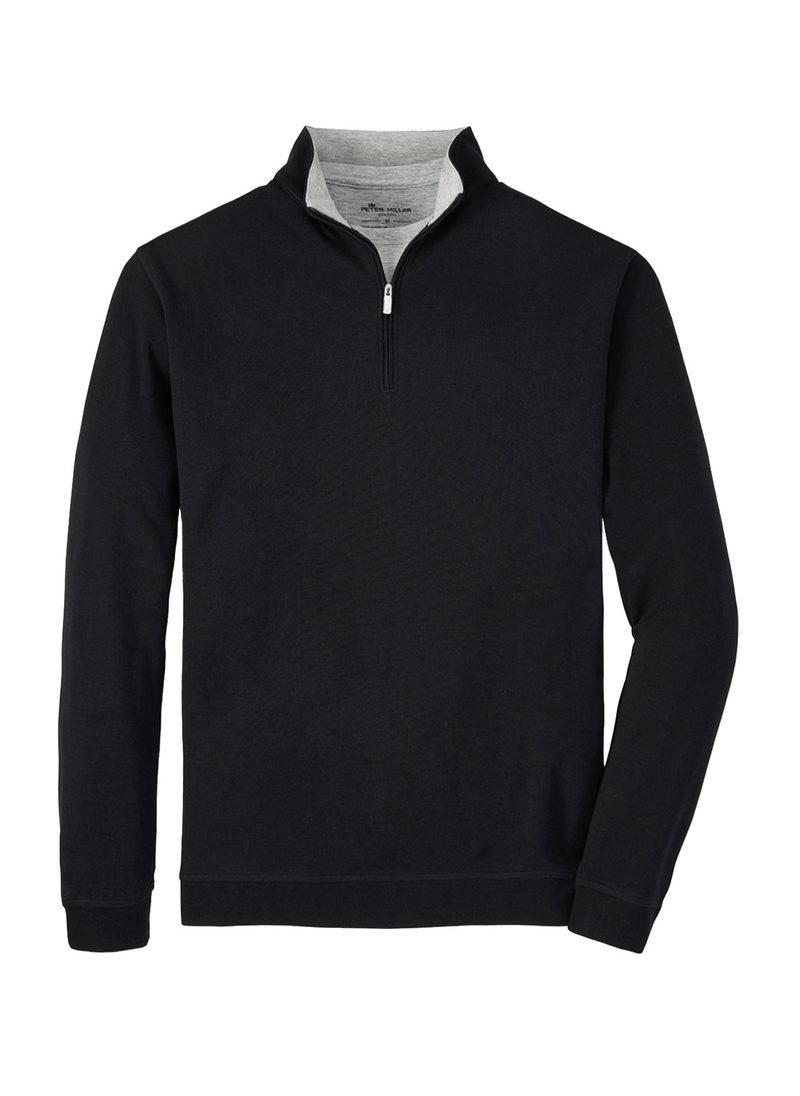 Peter Millar - Men's Crown Comfort Quarter-Zip - Black