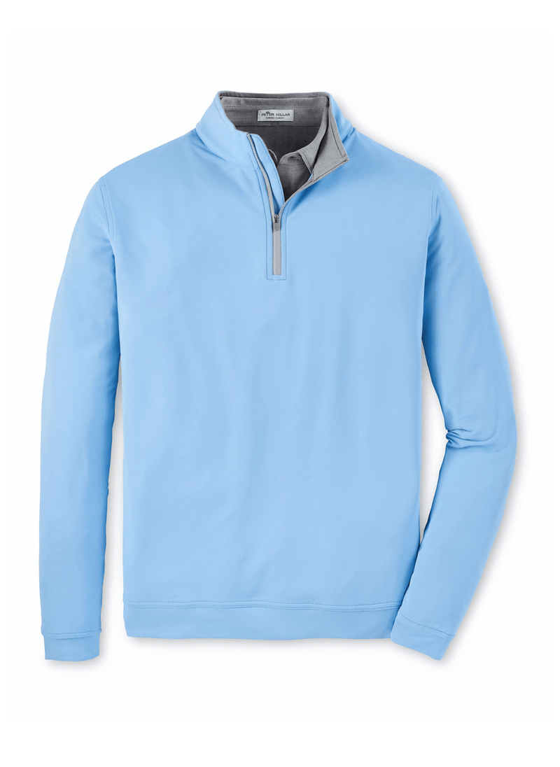 ralph様翌日 Peter Millar Crown Men's Autumn Crest Suede Trim Quarter-Zip
