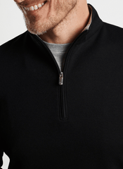 Peter Millar Layering Peter Millar - Men's Crown Comfort Quarter-Zip - Black