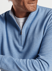 Peter Millar Layering Peter Millar - Men's Crown Comfort Quarter-Zip - Cottage Blue