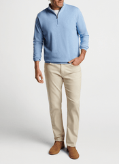 Peter Millar Layering Peter Millar - Men's Crown Comfort Quarter-Zip - Cottage Blue