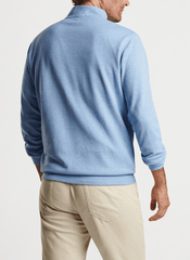 Peter Millar Layering Peter Millar - Men's Crown Comfort Quarter-Zip - Cottage Blue