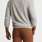 Peter Millar Layering Peter Millar - Men's Crown Comfort Quarter-Zip - Light Grey