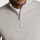 Peter Millar Layering Peter Millar - Men's Crown Comfort Quarter-Zip - Light Grey