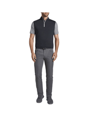 Peter Millar Layering Peter Millar - Men's Galway Performance Quarter-Zip Vest - Black