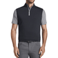 Peter Millar Layering Peter Millar - Men's Galway Performance Quarter-Zip Vest - Black