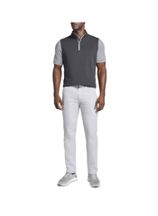 Peter Millar Layering Peter Millar - Men's Galway Performance Quarter-Zip Vest - Iron