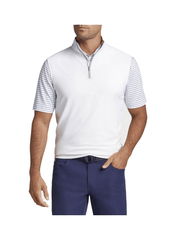 Peter Millar Layering Peter Millar - Men's Galway Performance Quarter-Zip Vest - White