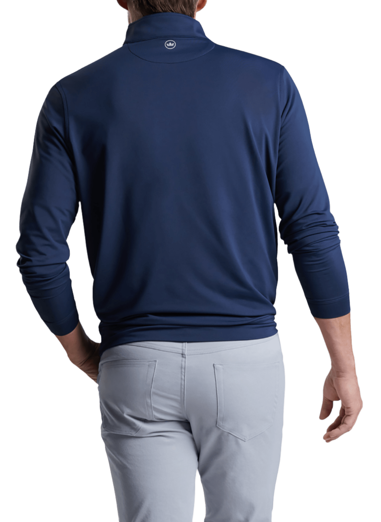 Peter Millar Layering Peter Millar - Men's Perth Stretch Loop Terry Quarter-Zip - Navy