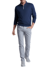 Peter Millar Layering Peter Millar - Men's Perth Stretch Loop Terry Quarter-Zip - Navy