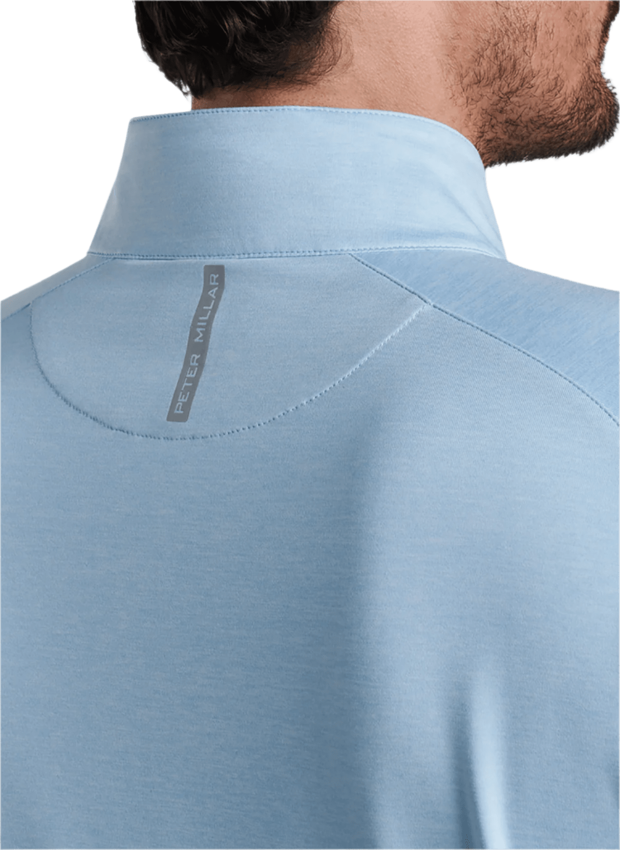 Peter Millar Layering Peter Millar - Men's Stealth Performance Quarter-Zip - Blue Frost