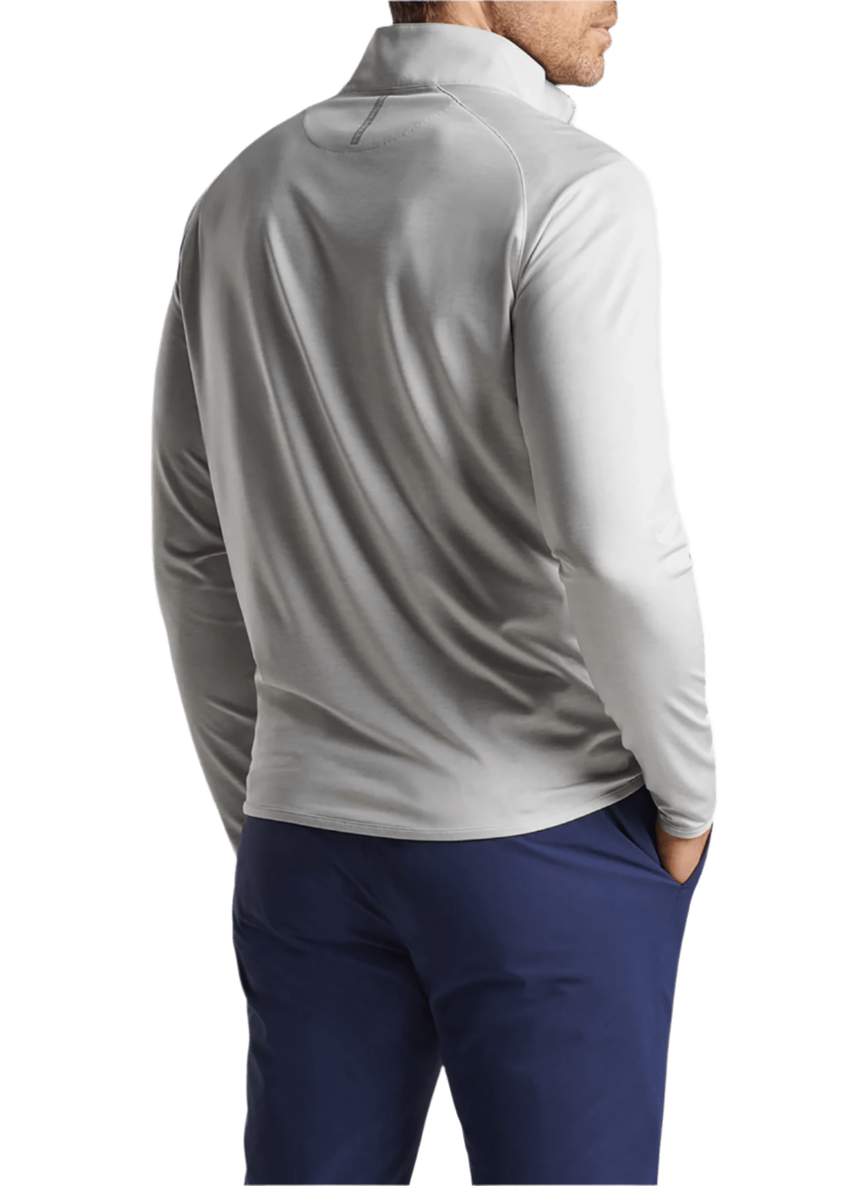 Peter Millar Layering Peter Millar - Men's Stealth Performance Quarter-Zip - British Grey