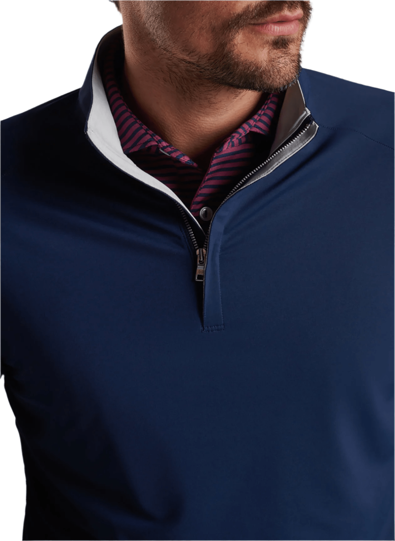 Peter Millar Layering Peter Millar - Men's Stealth Performance Quarter-Zip - Navy