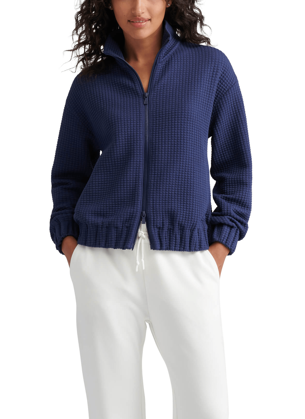 Peter Millar Layering Peter Millar - Women's Flora Knit Jacquard Full-Zip Layer