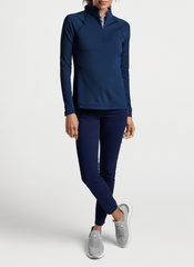 Peter Millar Layering Peter Millar - Women's Raglan Sleeve Perth Layer Quarter-Zip - Navy
