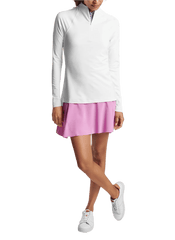 Peter Millar Layering Peter Millar - Women's Raglan Sleeve Perth Layer Quarter-Zip - White