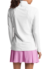 Peter Millar Layering Peter Millar - Women's Raglan Sleeve Perth Layer Quarter-Zip - White