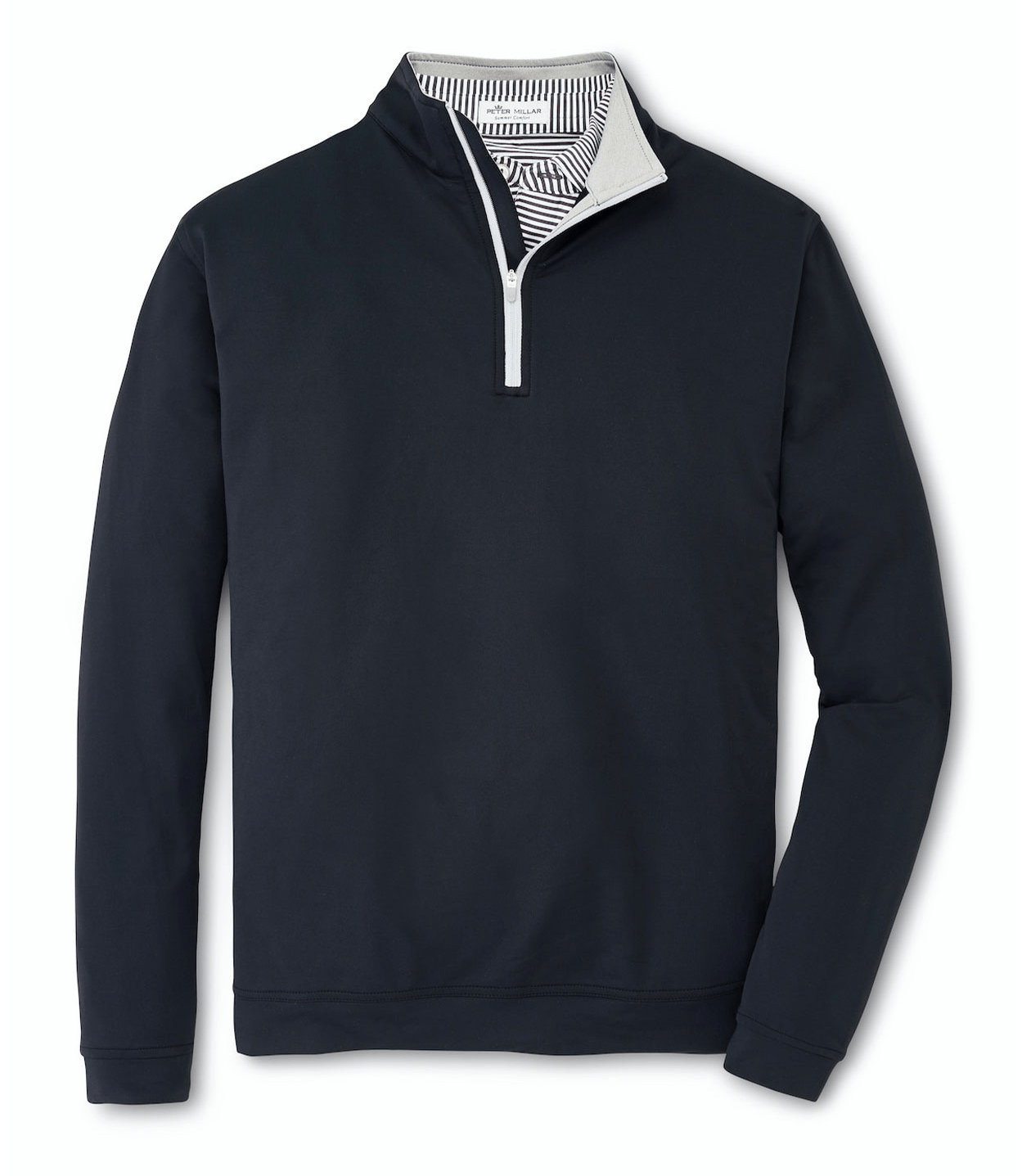 Peter Millar Layering S / Black Peter Millar - Men's Perth Stretch Loop Terry Quarter-Zip