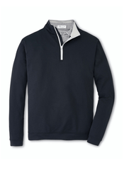 Peter Millar Layering S / Black Peter Millar - Men's Perth Stretch Loop Terry Quarter-Zip - Black