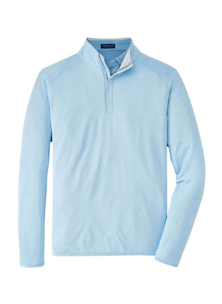 Peter Millar Layering S / Blue Frost Peter Millar - Men's Stealth Performance Quarter-Zip - Blue Frost