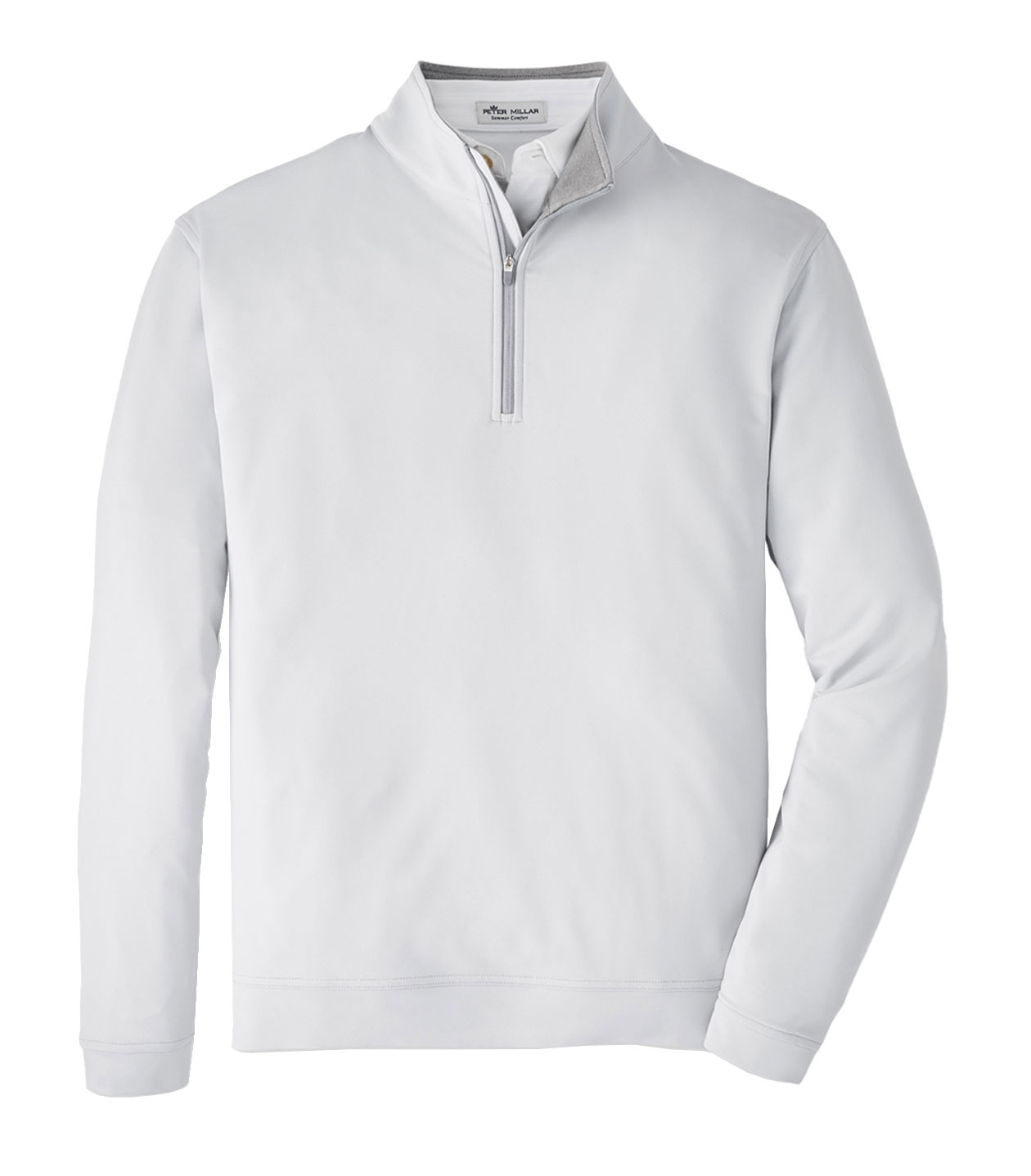 Peter Millar Layering S / British Grey Peter Millar - Men's Perth Stretch Loop Terry Quarter-Zip
