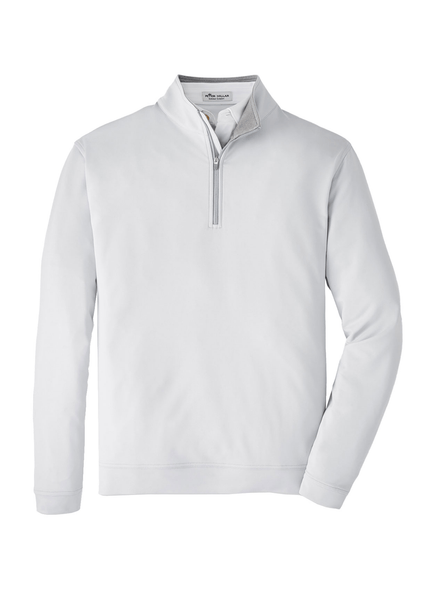 Peter Millar Layering S / British Grey Peter Millar - Men's Perth Stretch Loop Terry Quarter-Zip - British Grey