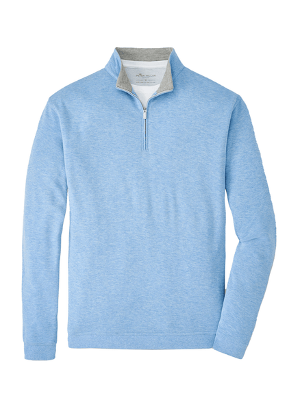 Peter Millar Layering S / Cottage Blue Peter Millar - Men's Crown Comfort Quarter-Zip - Cottage Blue