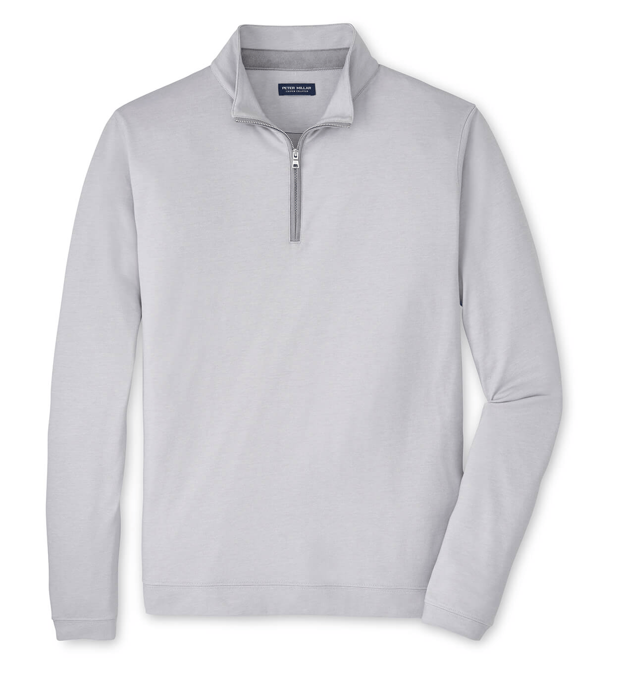 Peter Millar Layering S / Gale Grey Peter Millar - Men's Albatross Cotton-Blend Pique Quarter-Zip