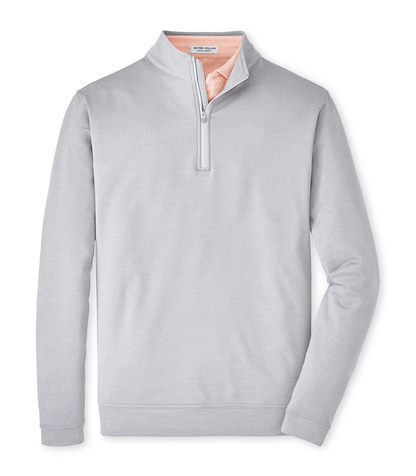 Peter Millar Layering S / Gale Grey Peter Millar - Men's Perth Performance Melange Quarter-Zip
