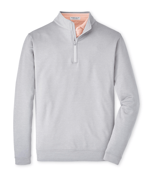 Peter Millar Layering S / Gale Grey Peter Millar - Men's Perth Performance Melange Quarter-Zip