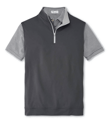 Peter Millar Layering M / Iron Peter Millar - Men's Galway Performance Quarter-Zip Vest - Iron