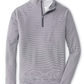 Peter Millar Layering S / Iron/White Peter Millar - Men's Perth Sugar Stripe Quarter-Zip