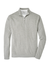 Peter Millar Layering S / Light Grey Peter Millar - Men's Crown Comfort Quarter-Zip - Light Grey