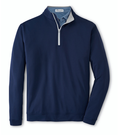 Peter Millar Layering S / Navy Peter Millar - Men's Perth Stretch Loop Terry Quarter-Zip